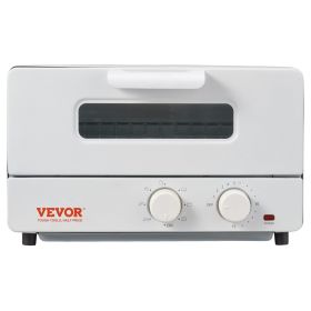 VEVOR 5-IN-1 Steam Oven Toaster, 12L Convection Oven, 1300W Steam Toaster Oven Countertop Combo with Grill, Pizza Pan, Gloves, 2 Slices Toast